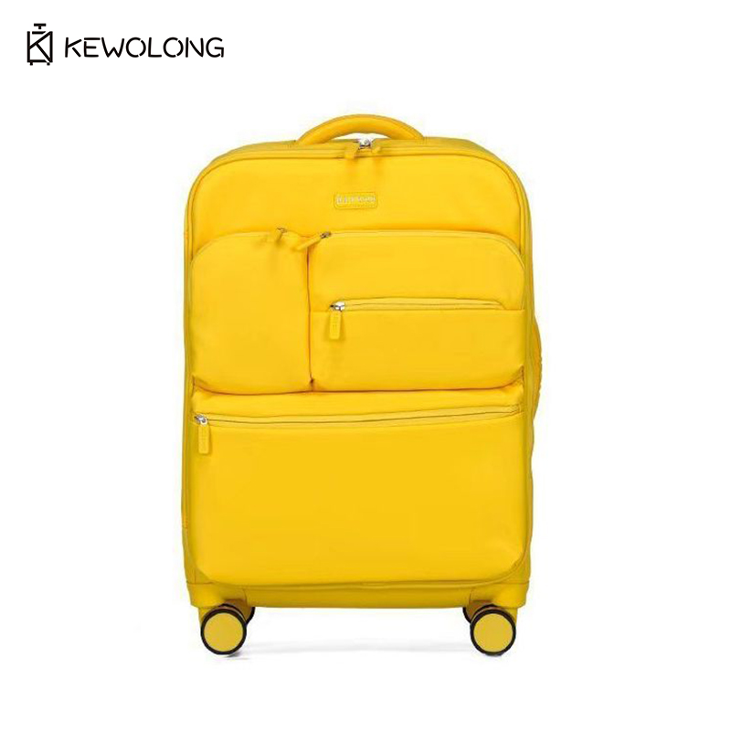 Spinner Wheel Rolling Suitcase 20 Inch - Nueva maleta de tela Oxford ultraligera,
