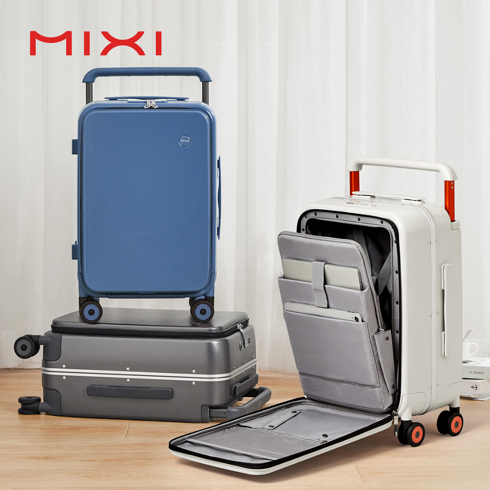 Aluminum Frame Carry On Luggage - Maleta de Mano con Asa Ancha