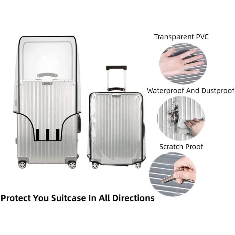 Nueva funda de equipaje de 20- - Luggage Protective Cover Transparent reseña y precio