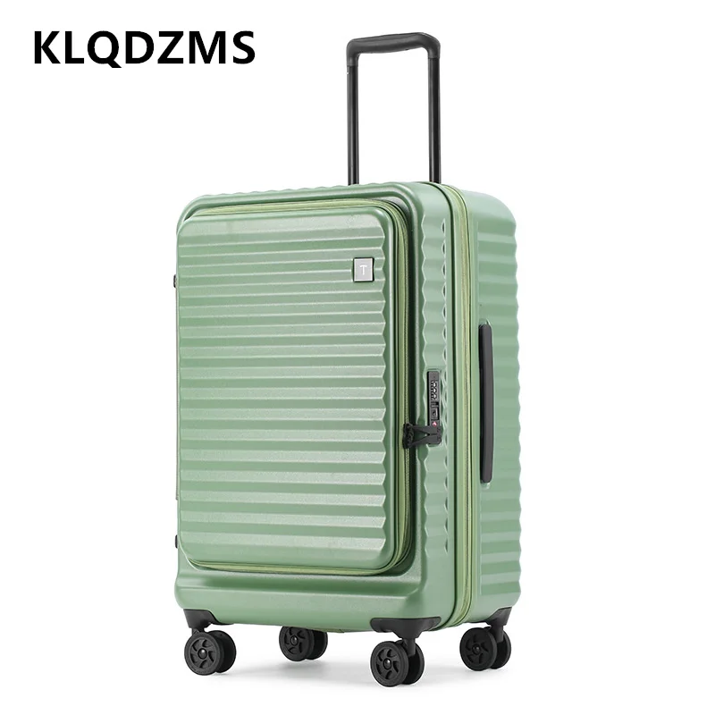 KLQDZMS Maleta multifuncional  - Front Opening Laptop Luggage 24 Inch reseña y precio