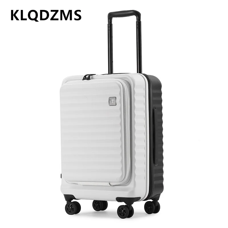KLQDZMS Maleta multifuncional  - Front Opening Laptop Luggage 24 Inch reseña y precio