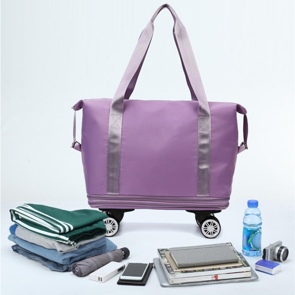 Bolsa de viaje con ruedas, de  - Foldable Rolling Luggage Bag reseña y precio