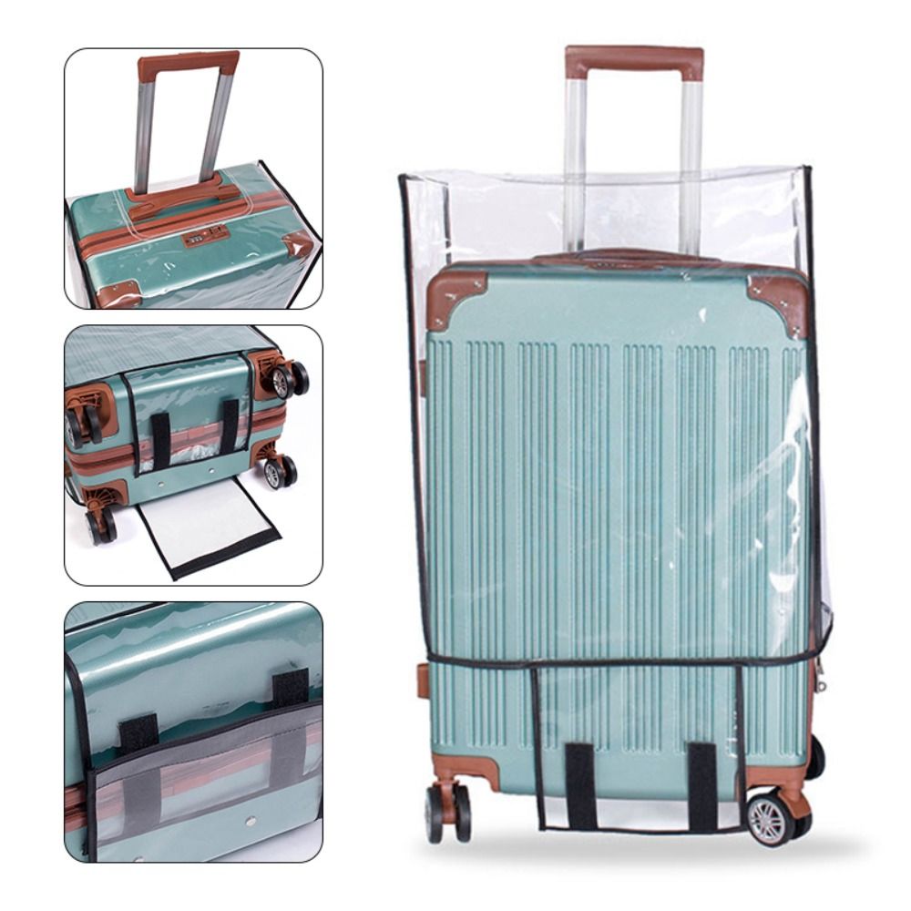 Funda transparente de PVC para - Waterproof Suitcase Cover Protector reseña y precio