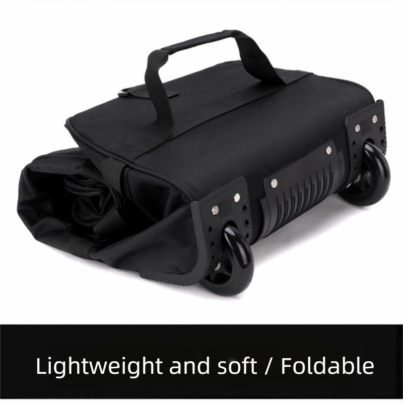 Bolsa de lona plegable resiste - Foldable Rolling Luggage Bag reseña y precio