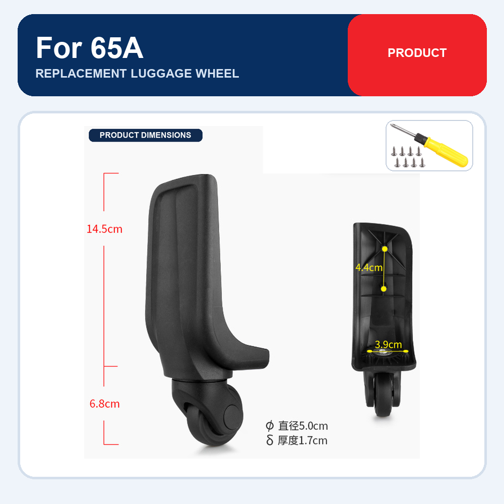 Rueda de equipaje de repuesto  - Silent Replacement Luggage Wheels reseña y precio