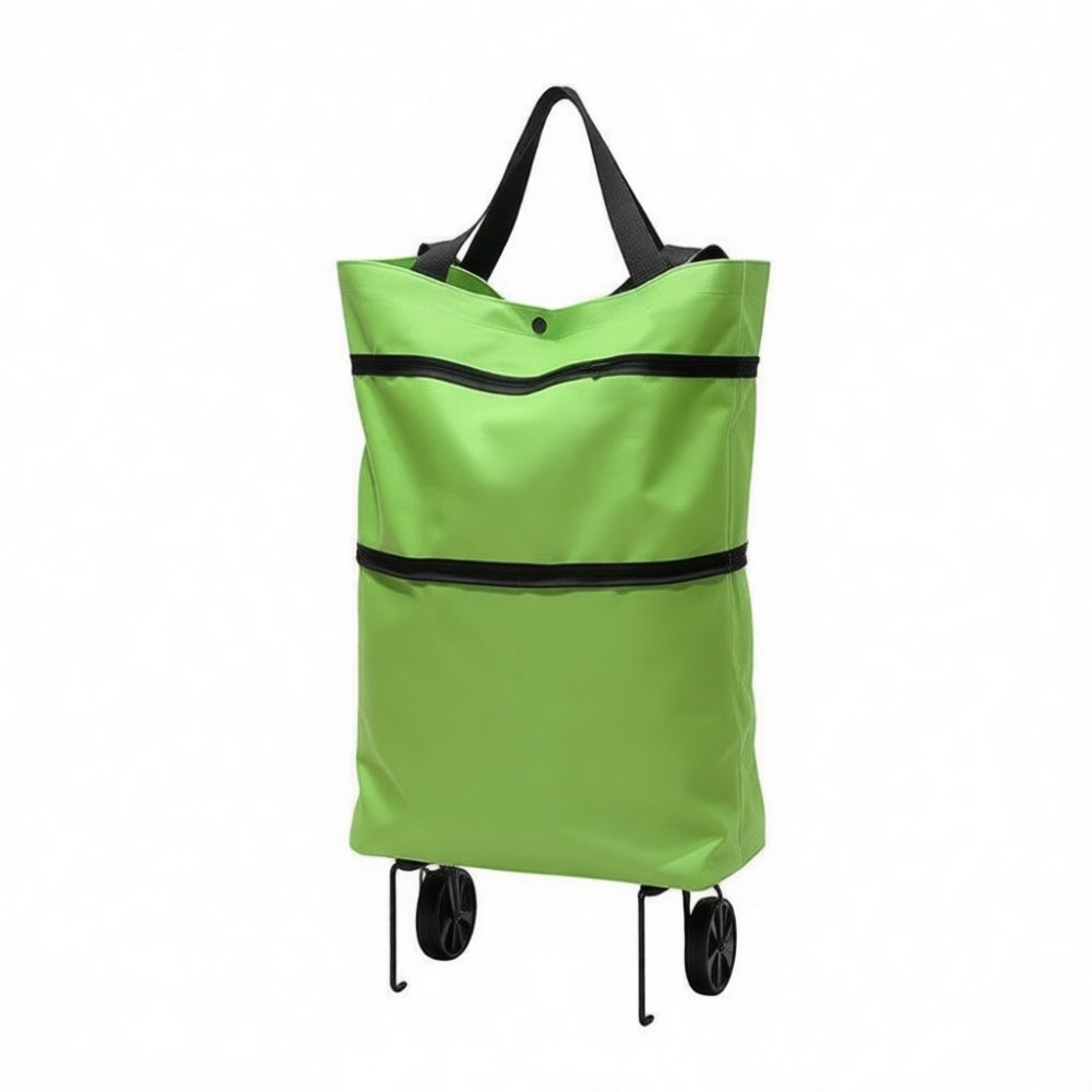 Bolsa de compras plegable y po - Foldable Rolling Luggage Bag reseña y precio