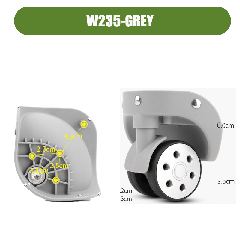 Ruedas de repuesto para equipa - Silent Replacement Luggage Wheels reseña y precio