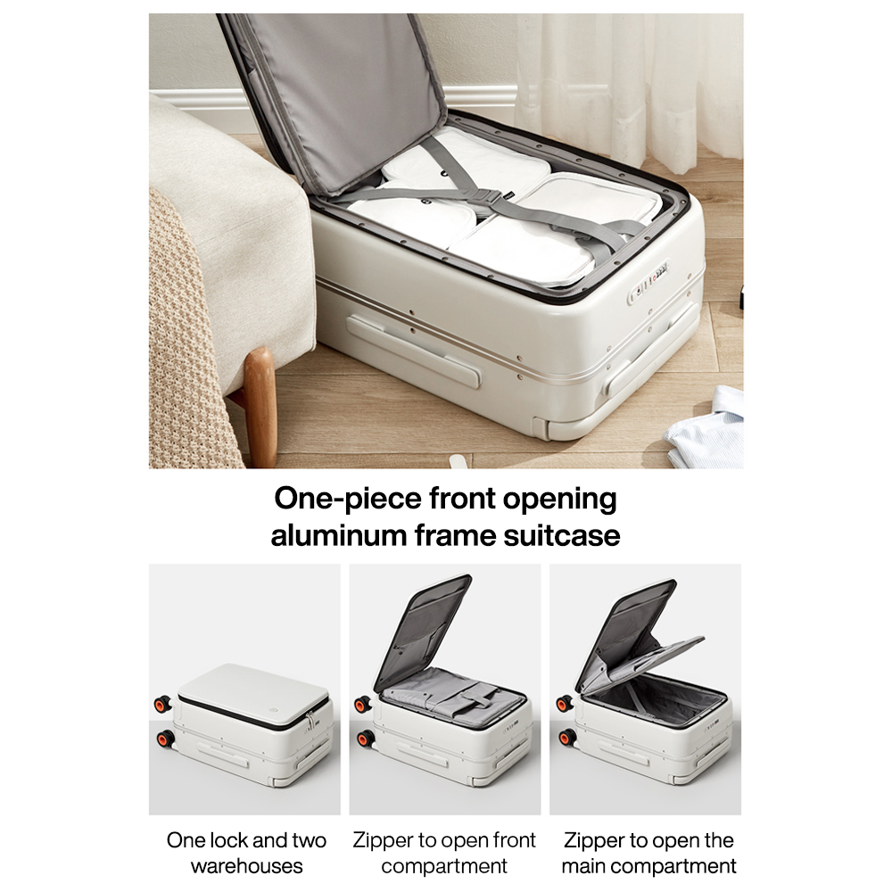 Maleta de Mano con Asa Ancha d - Aluminum Frame Carry On Luggage reseña y precio