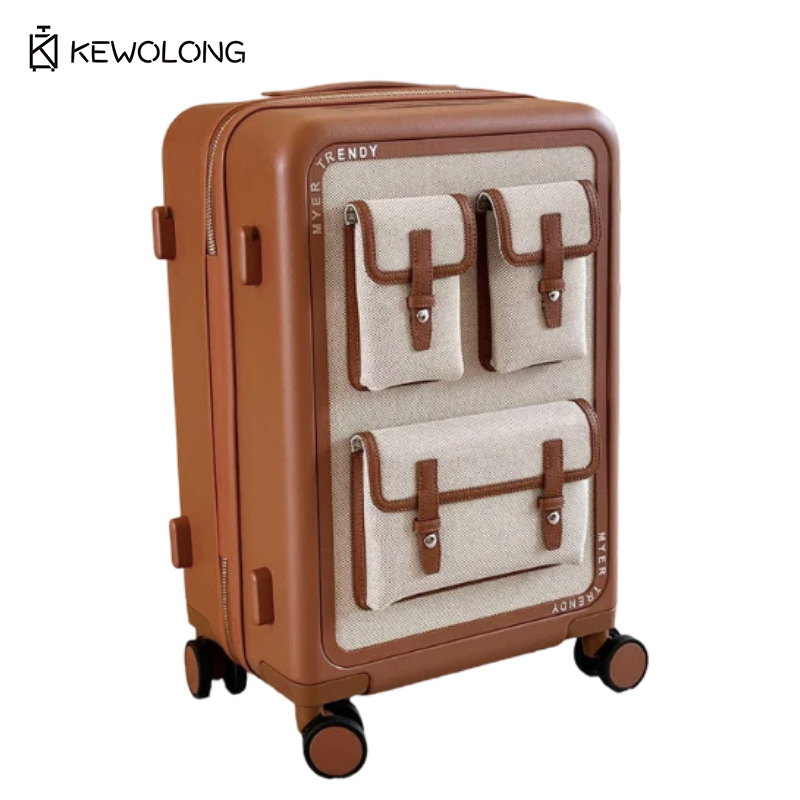 Maleta de lona vintage con rue - Spinner Wheel Rolling Suitcase 20 Inch reseña y precio